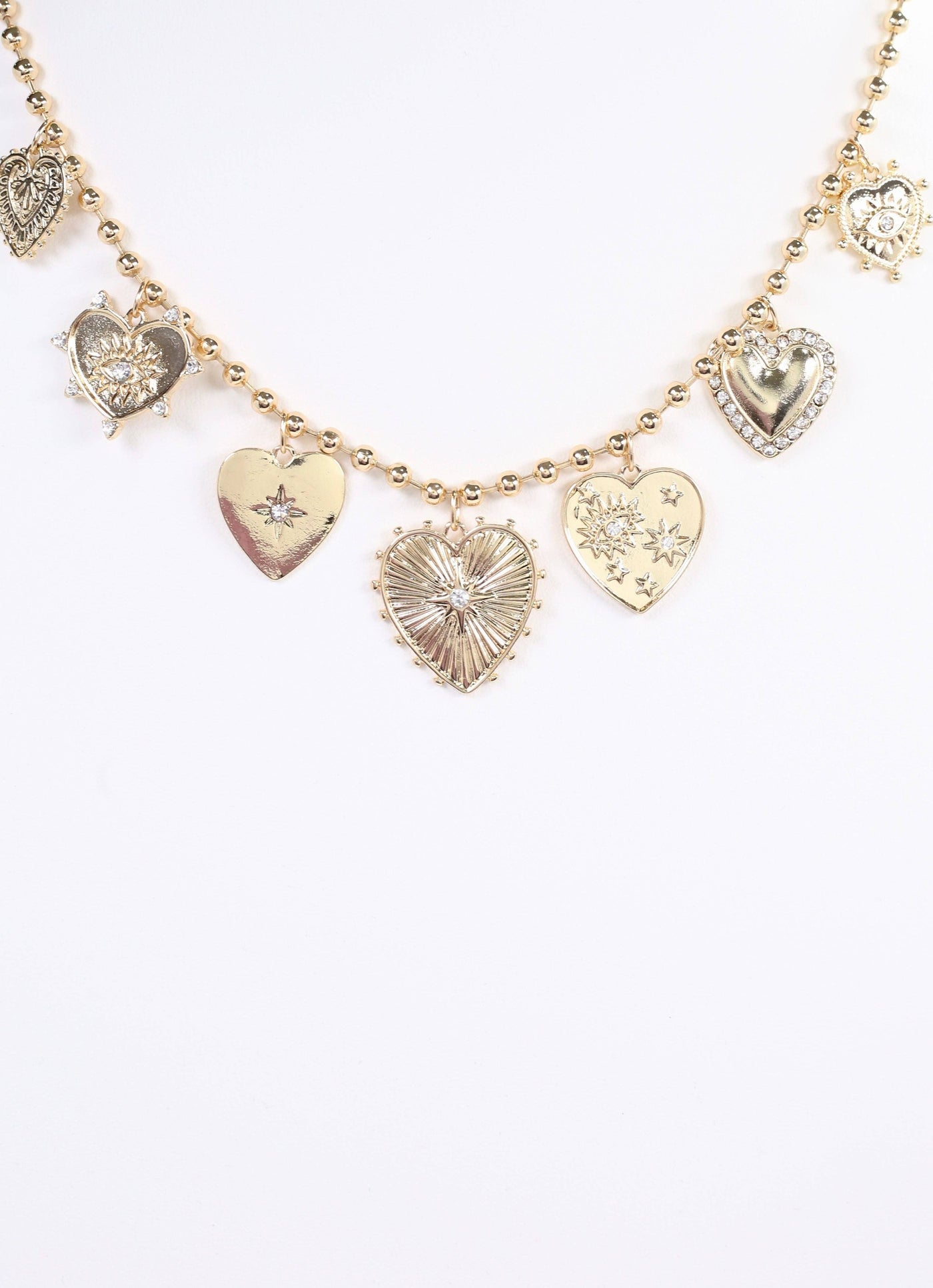 Silverstone Heart Charm Necklace