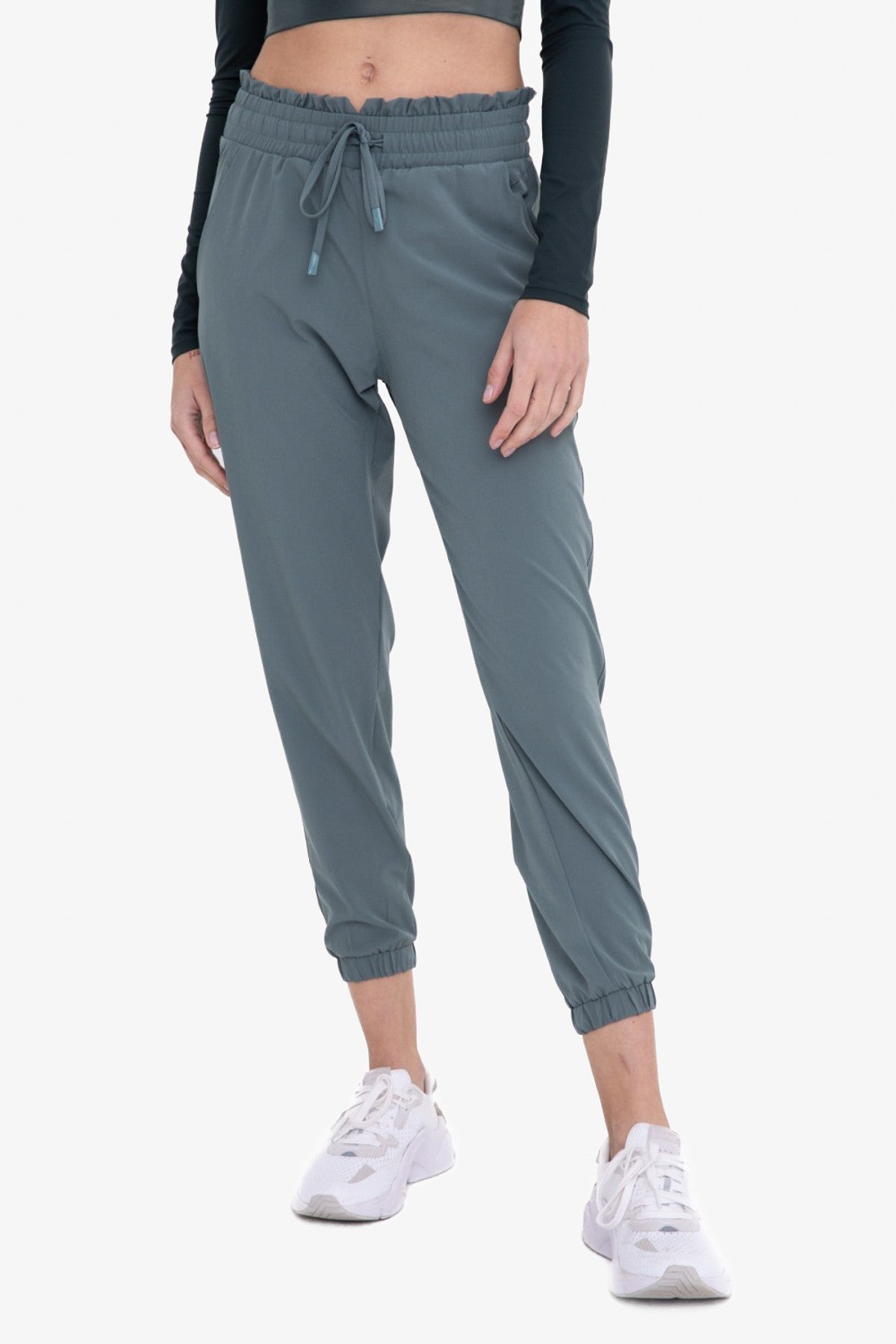 CUFF JOGGERS - BLUEGREEN