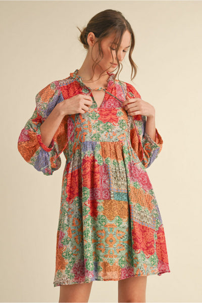 LANDRY MULTICOLOR DRESS