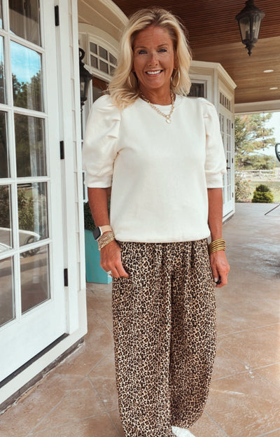 KATE LEOPARD PANTS