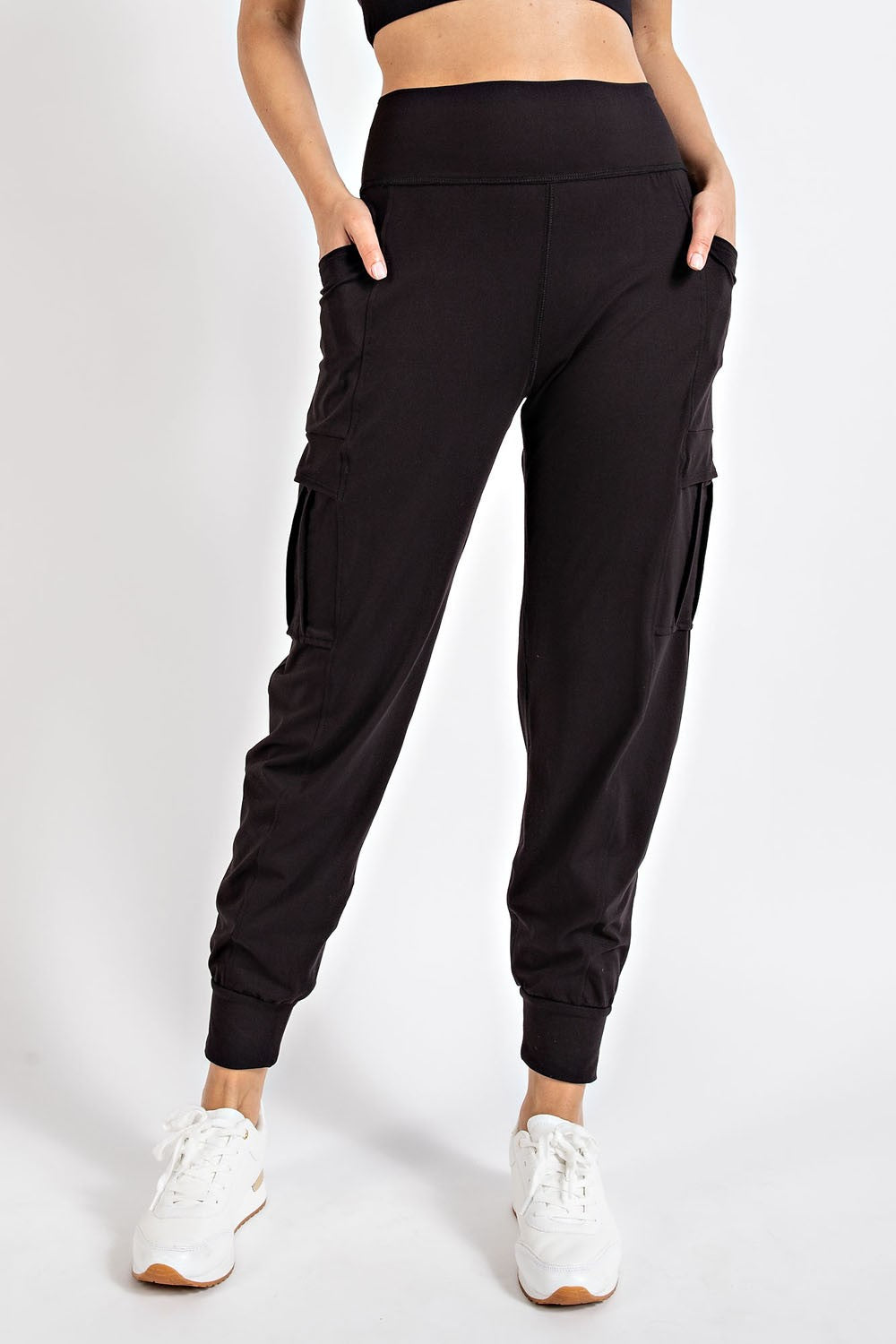 CARLYN JOGGER - BLACK (PLUS)