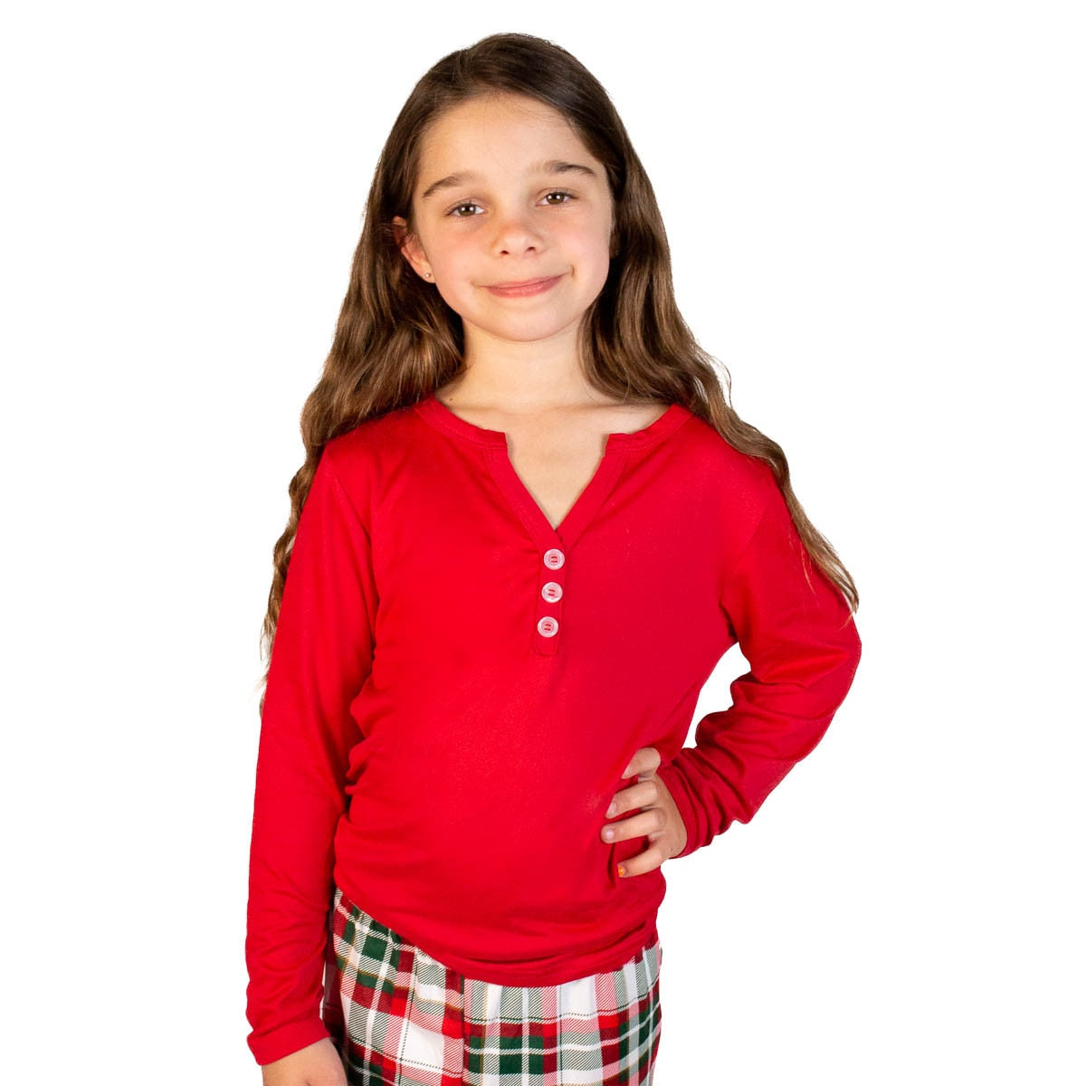 GIRL'S HENLEY SLEEP SHIRT