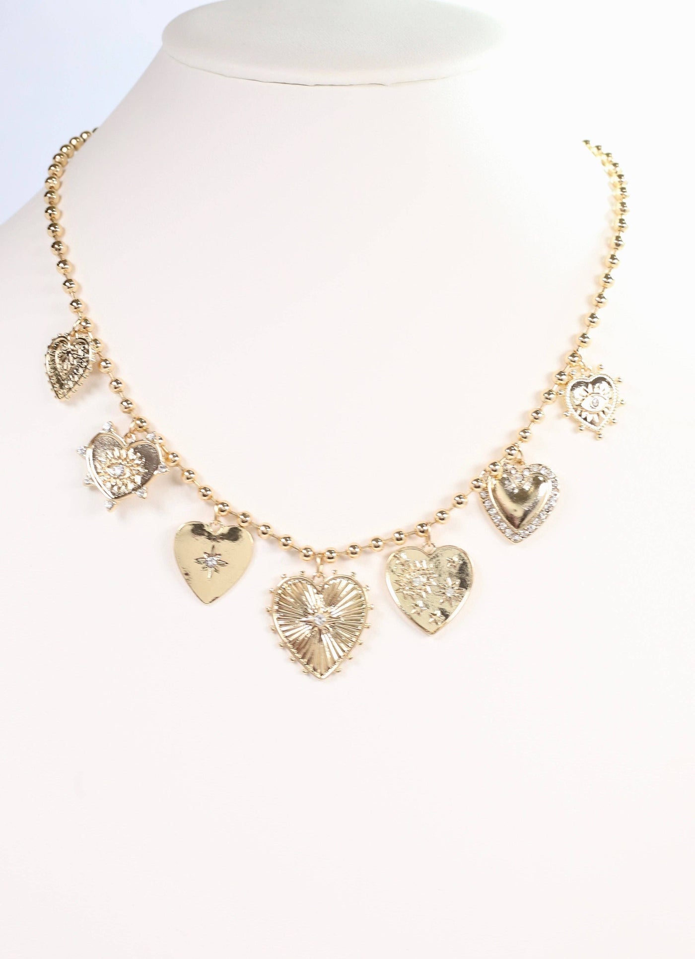 Silverstone Heart Charm Necklace