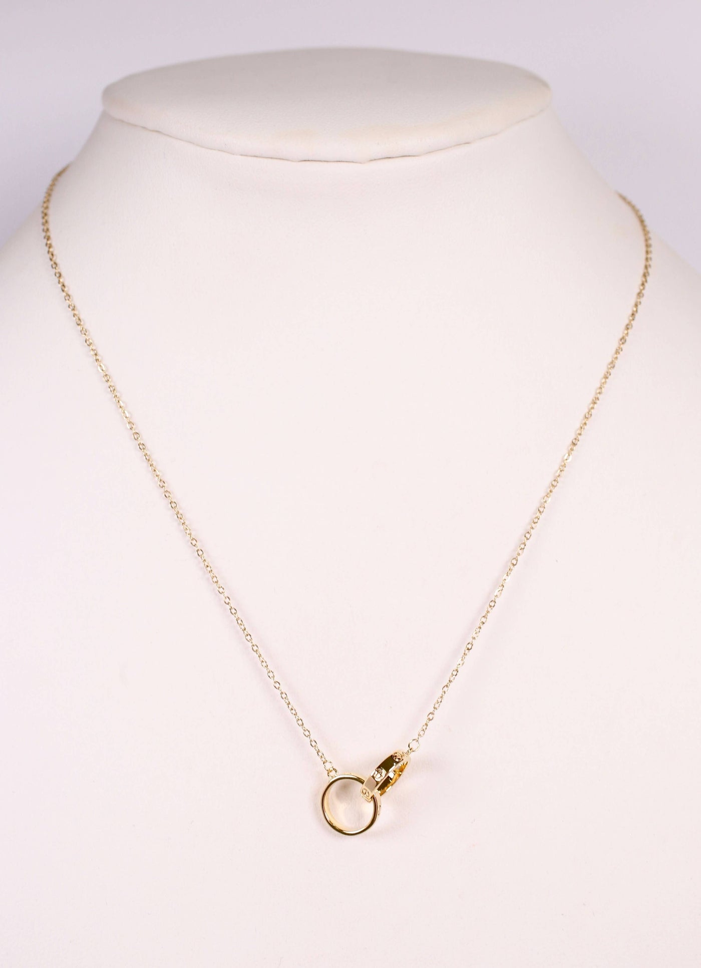 Kerns Circles Necklace GOLD