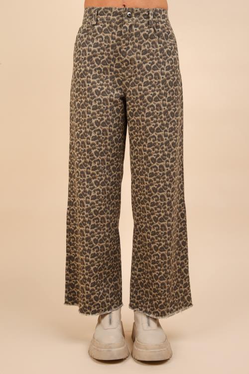 LEOPARD MARINE PANTS