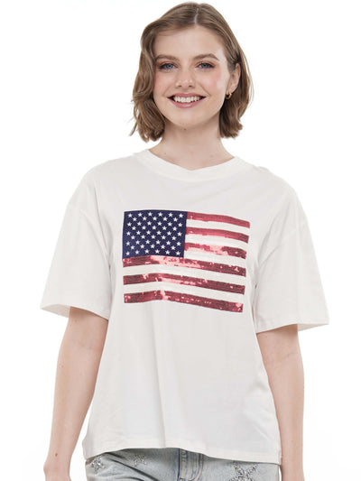 AMERICAN FLAG TEE