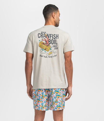 Crawfish Boil Tee - Taupe