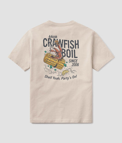 Crawfish Boil Tee - Taupe