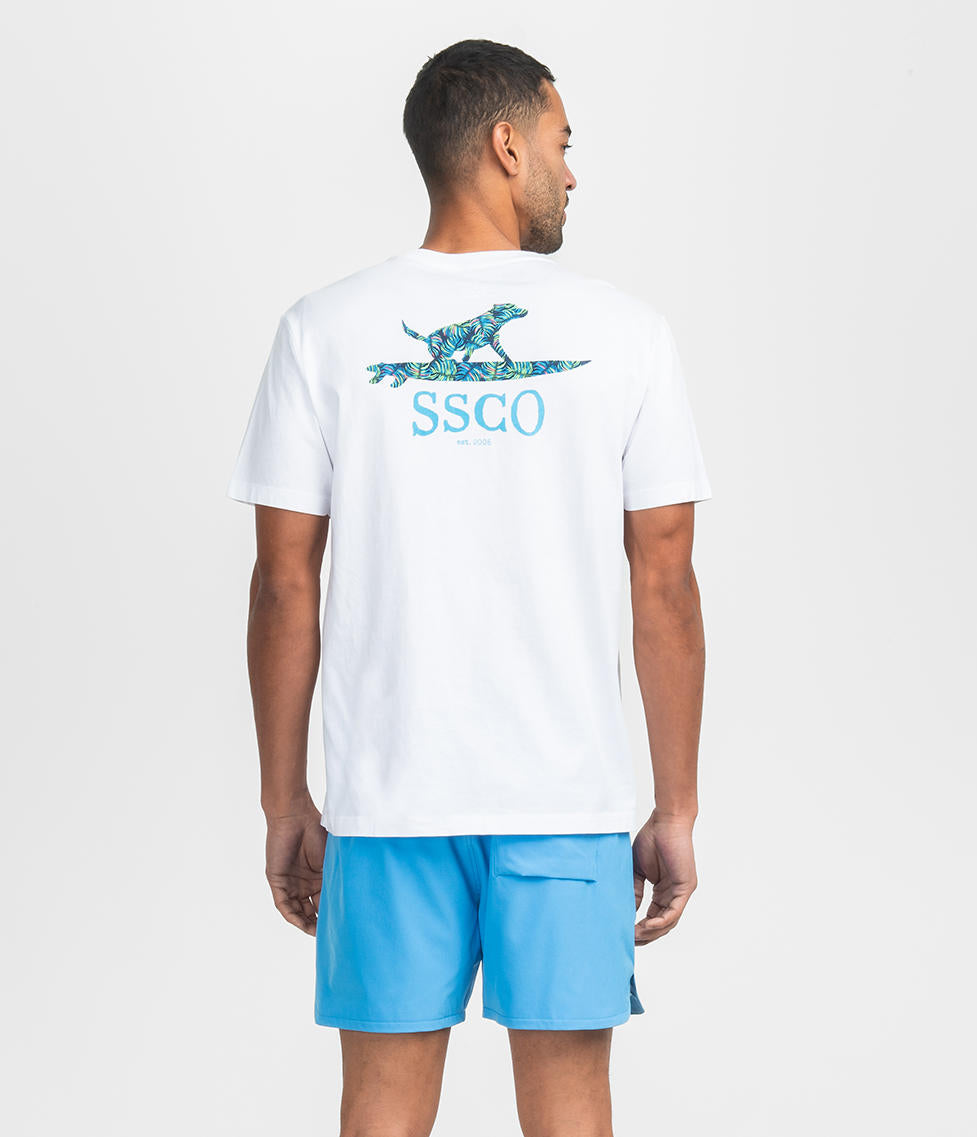 Salty Dog Tee SS - Bright White