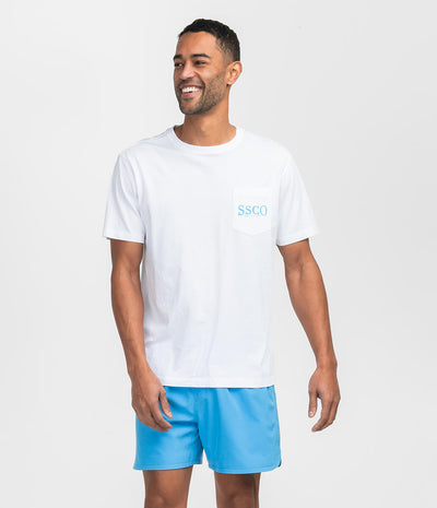 Salty Dog Tee SS - Bright White