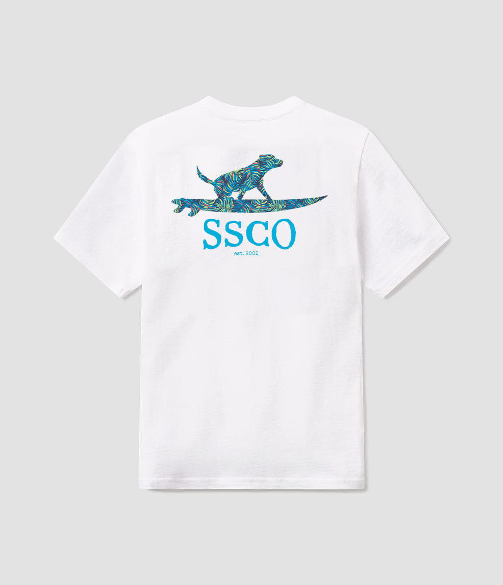 Salty Dog Tee SS - Bright White
