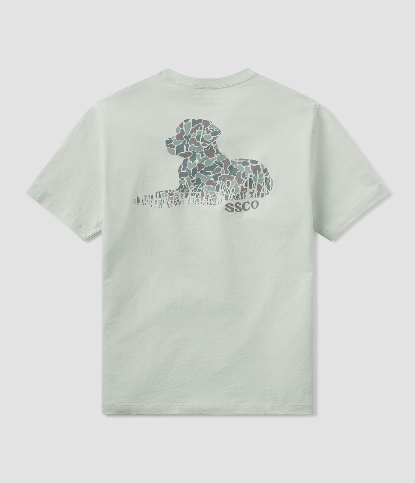 Bayou Dog Tee SS - Cool Mint