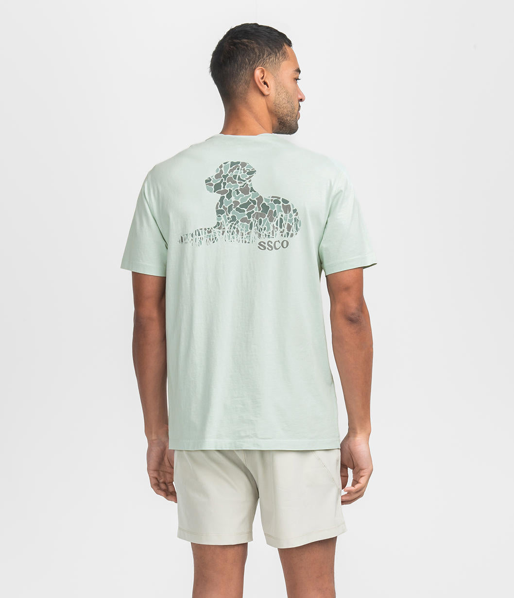 Bayou Dog Tee SS - Cool Mint