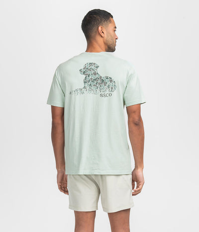 Bayou Dog Tee SS - Cool Mint