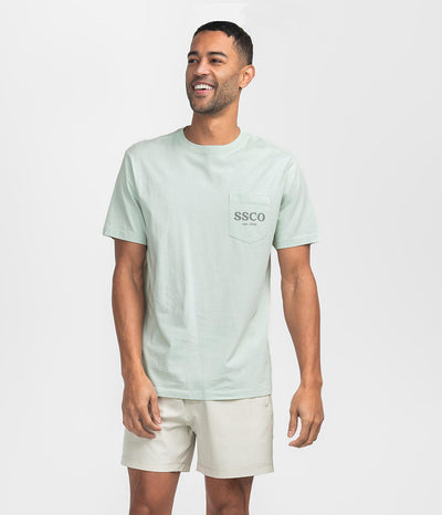 Bayou Dog Tee SS - Cool Mint