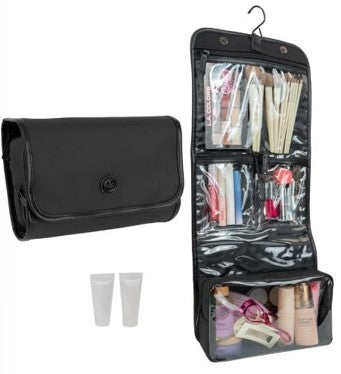 TARPAULIN HANGING TOILETRY - BLACK