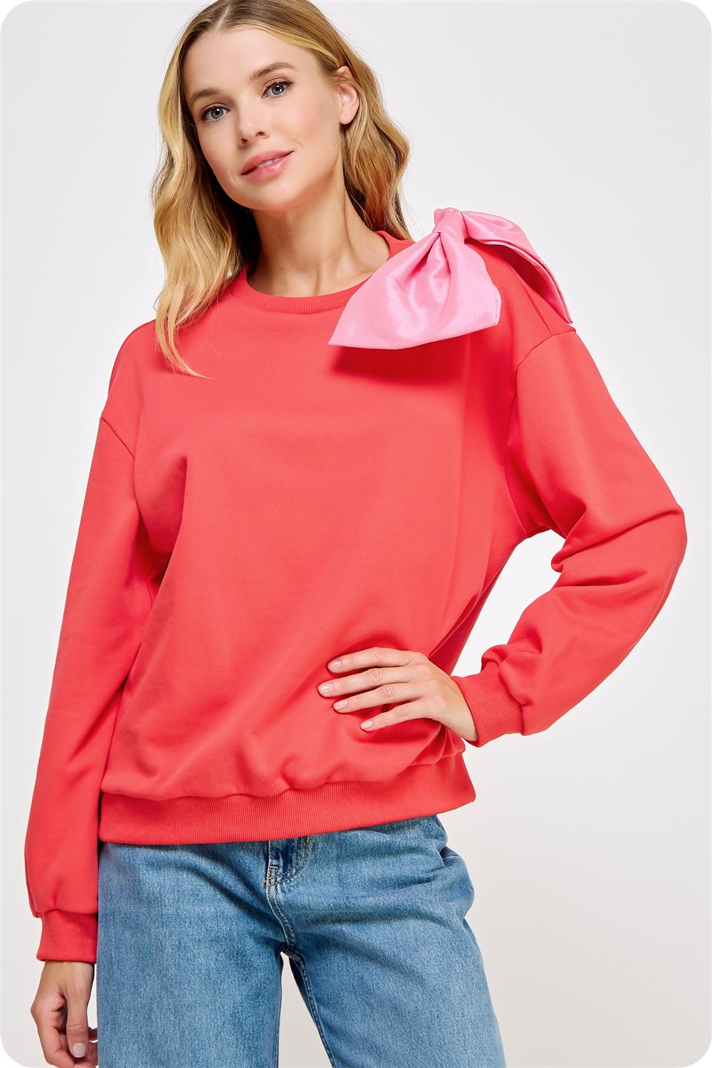 BOW SWEATSHIRT