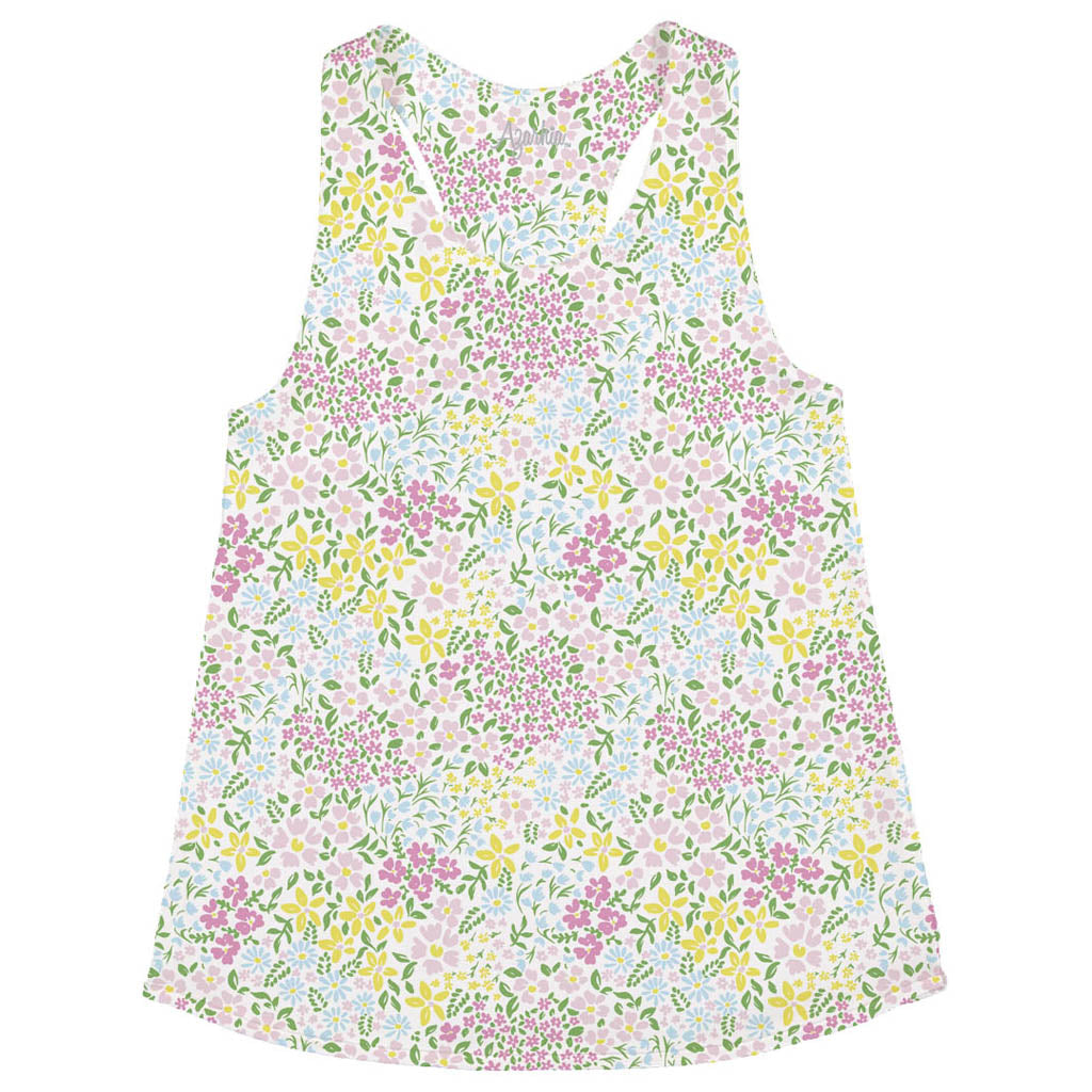 RACER BACK TANK - PASTEL FIELDS