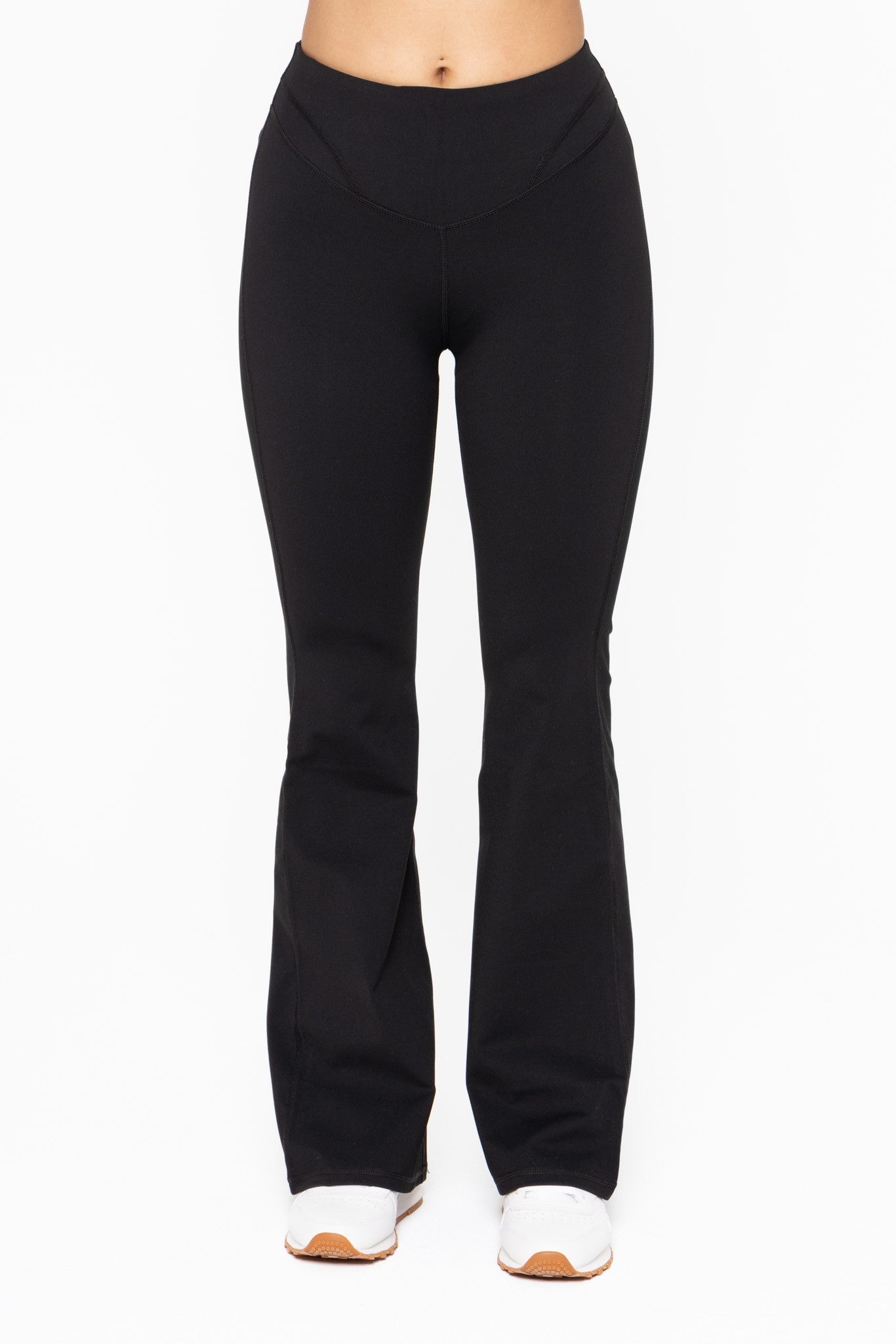 CONTOUR FLARE LEGGINGS - BLACK