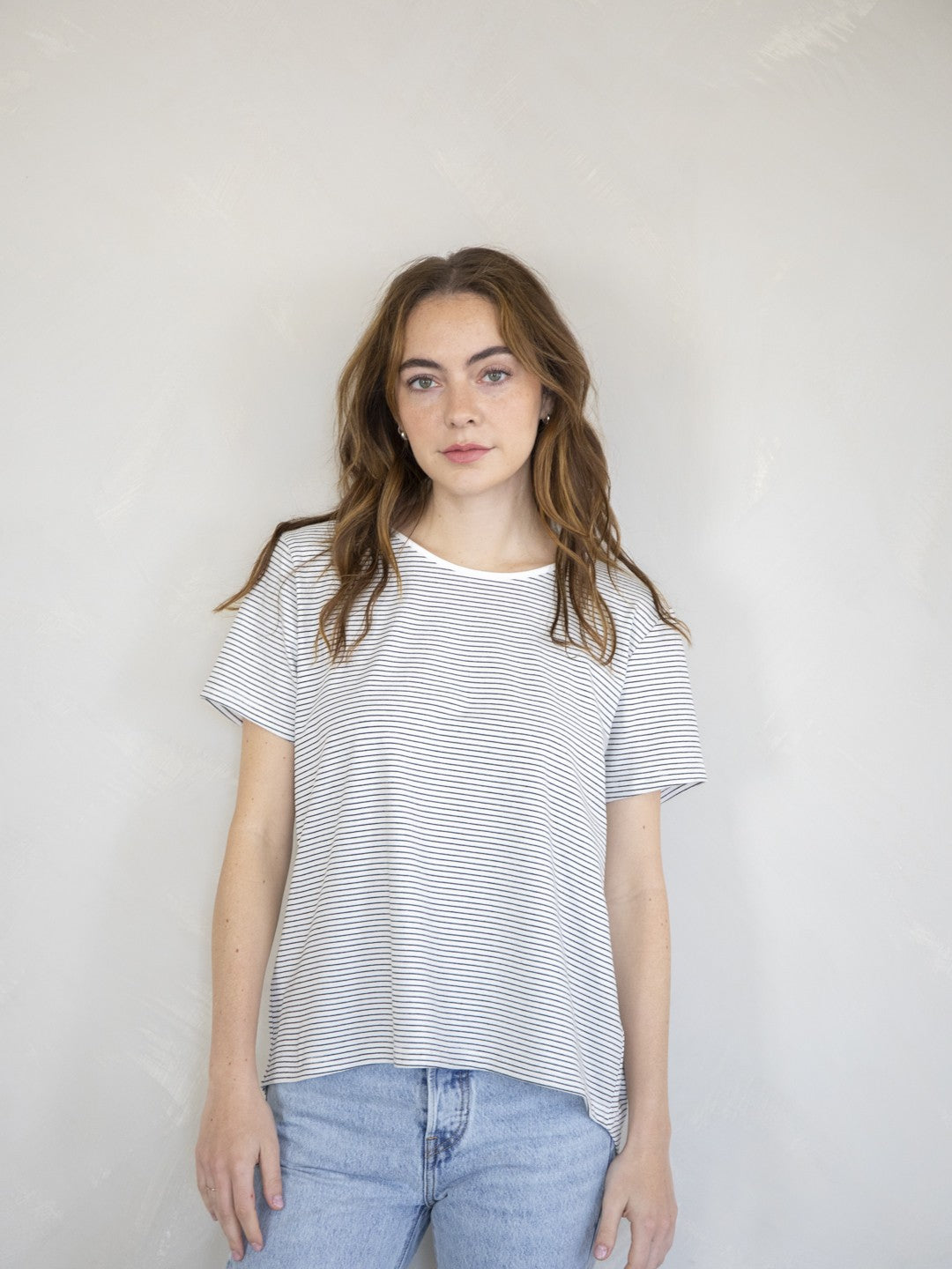 QUINN STRIPED TEE