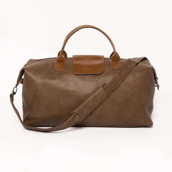 ALPHA DUFFEL BAG - CHOC BROWN