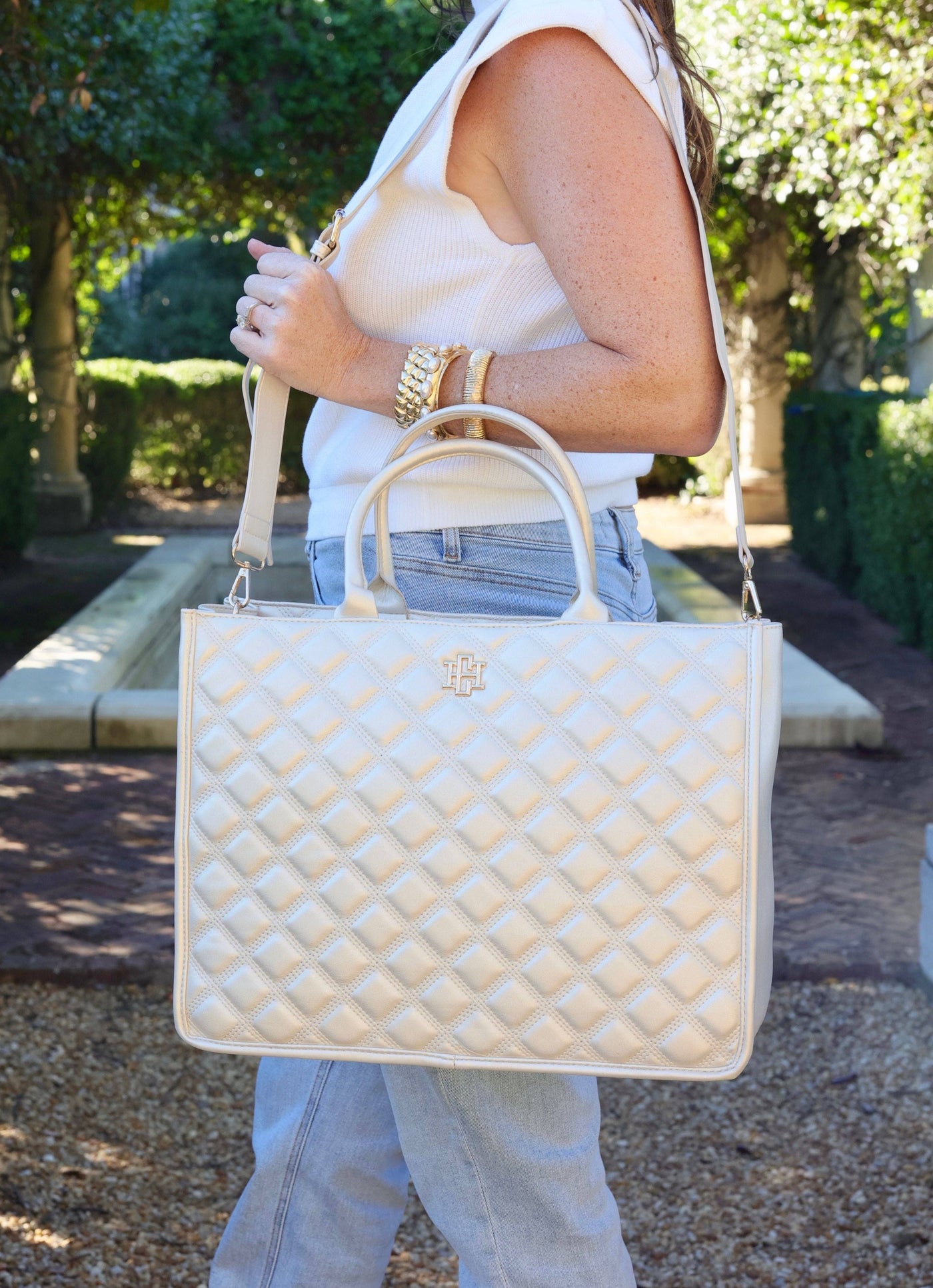 Niall Tote PEARL QUILTED