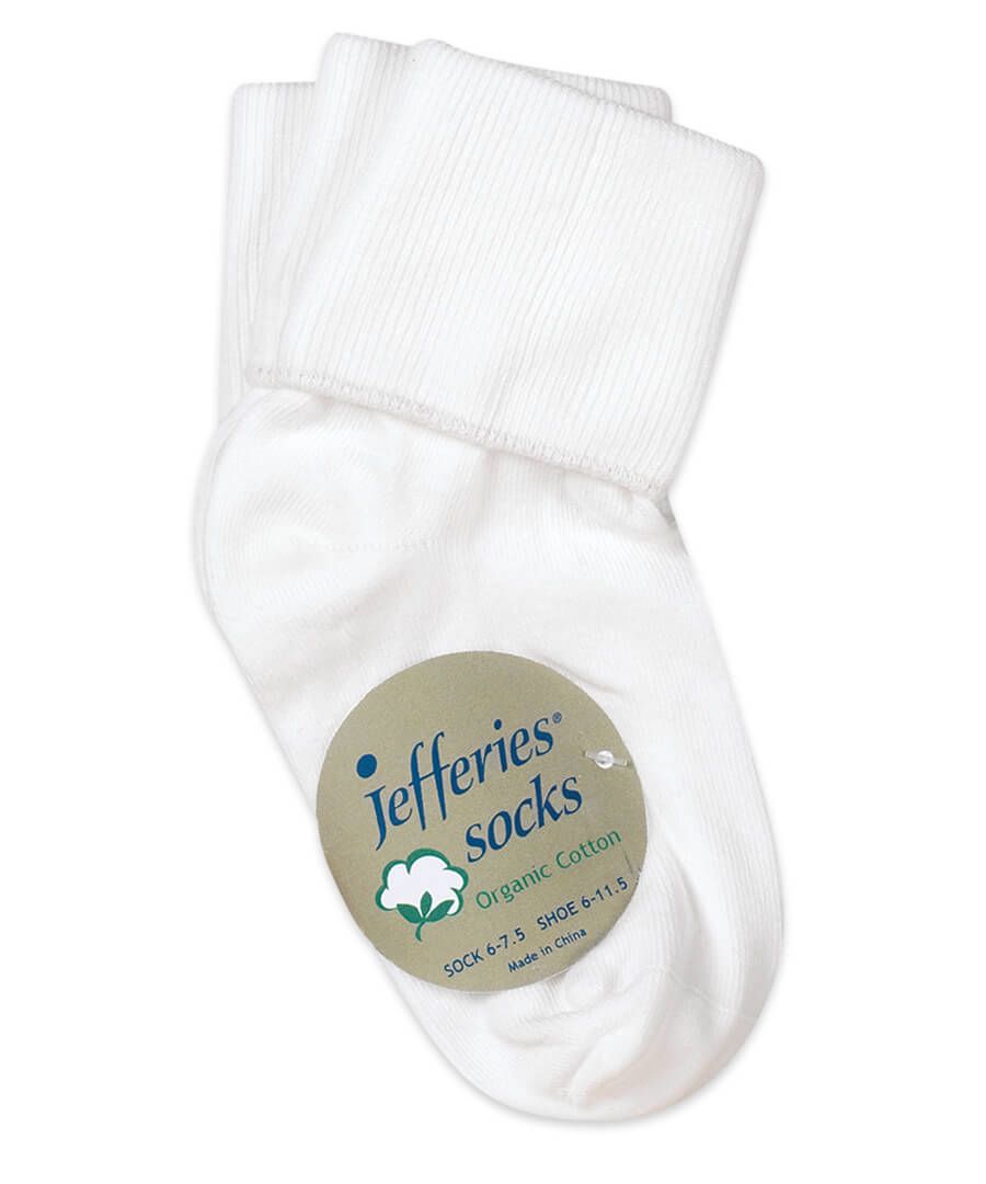 SMOOTH TOE ORGANIC TURN CUFF SOCK