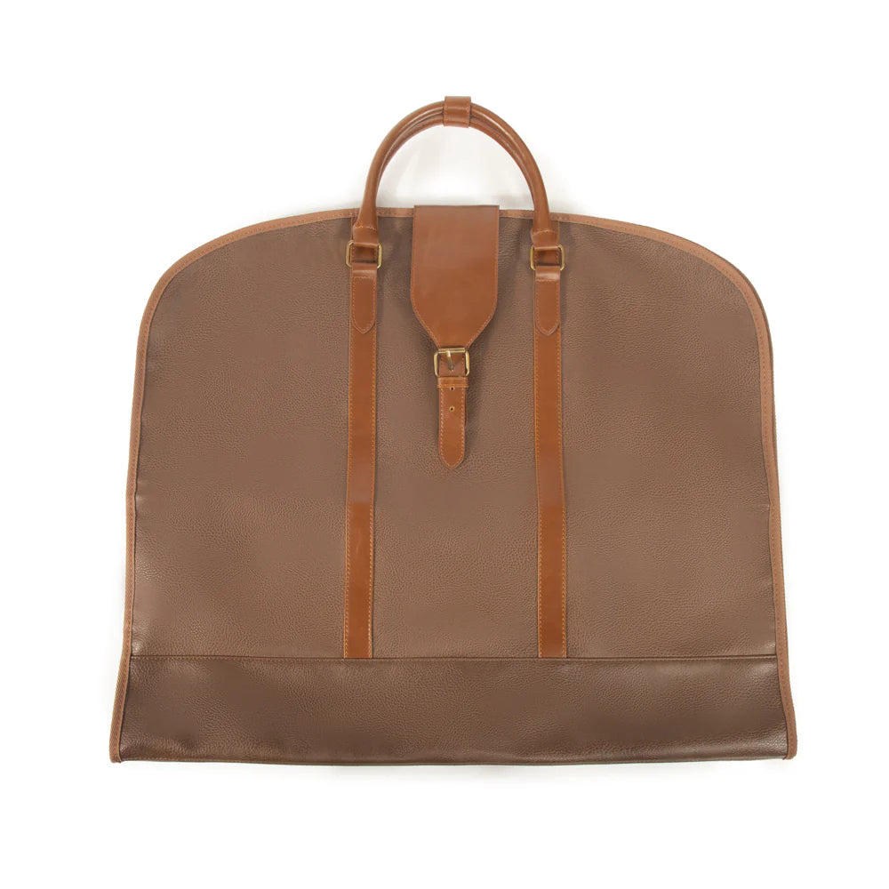 THE OXFORD GARMENT BAG - BROWN