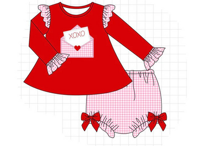 XOXO GIRLS DIAPER SET