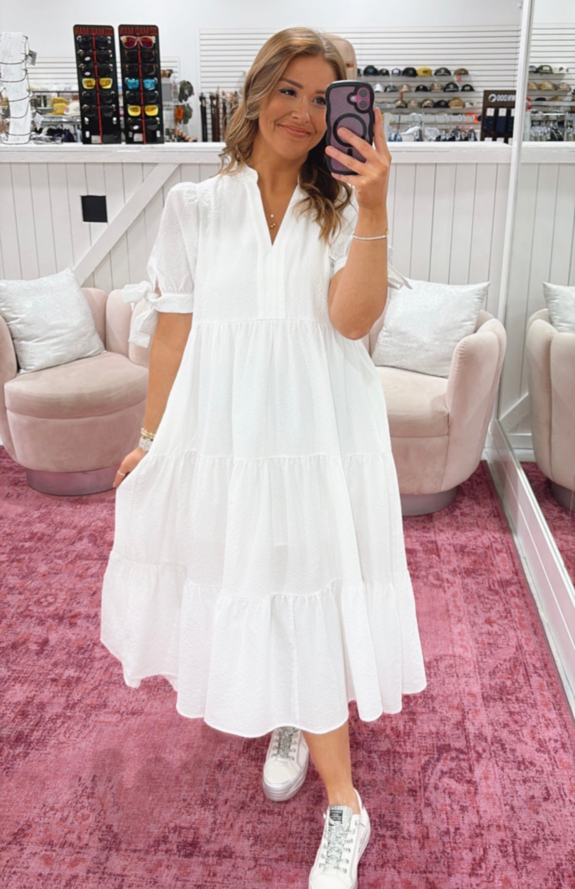 SOPHIA DRESS - OFF WHITE