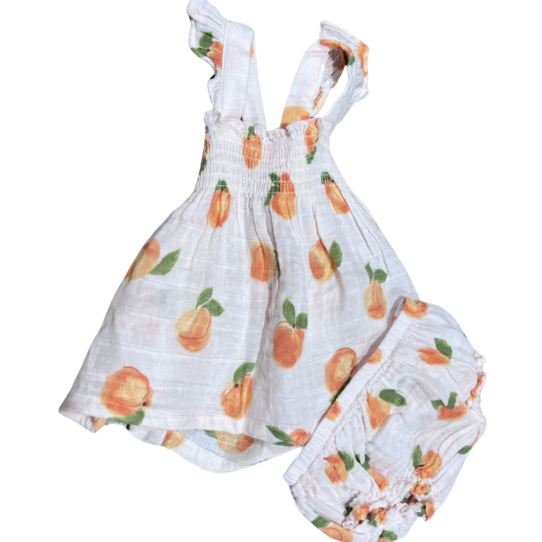 PEACHES TOP AND DIAPER COVER