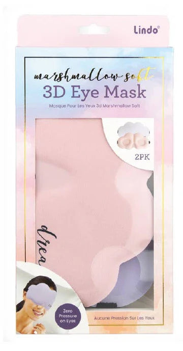 MARSHMALLOW 3D EYE MASK (2PK)