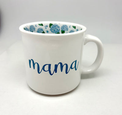 MAMA HYDRANGEA COFFEE MUG