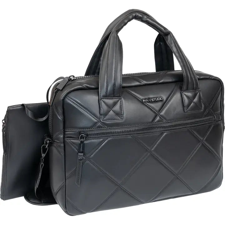 Lamby Diamond Quilted Laptop Bag