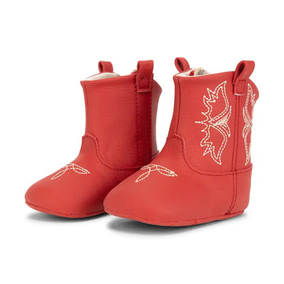 Western Boot Cherry Red