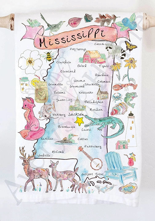 MS MAP KITCHEN TOWEL