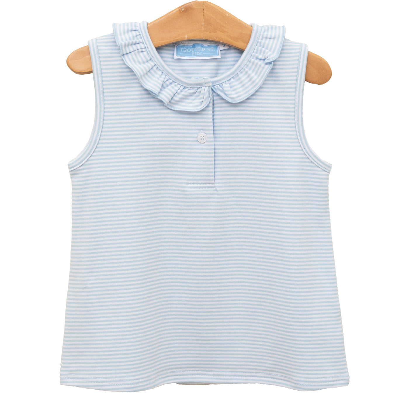 NORA TANK - LT BLUE STRIPE