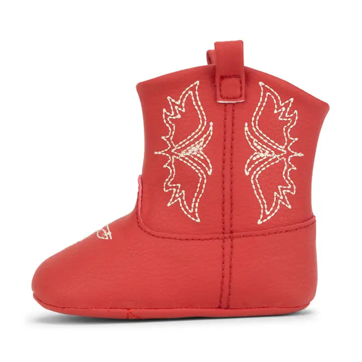 Western Boot Cherry Red