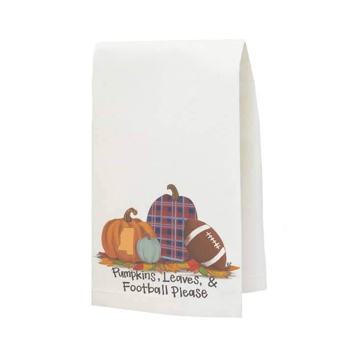 OXFORD PUMPKINS TEA TOWEL