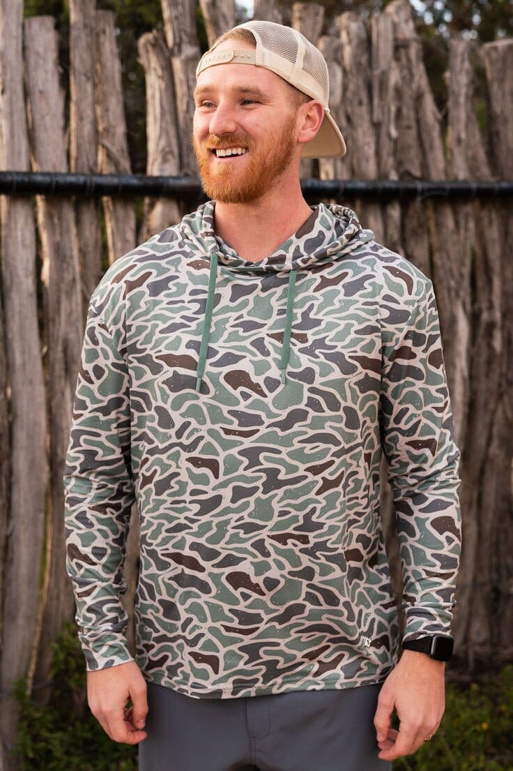 B PERF HOODIE - RETRO DUCK CAMO