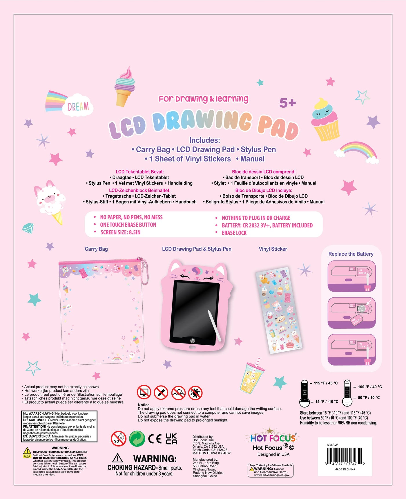 LCD Drawing Pad, Sweets