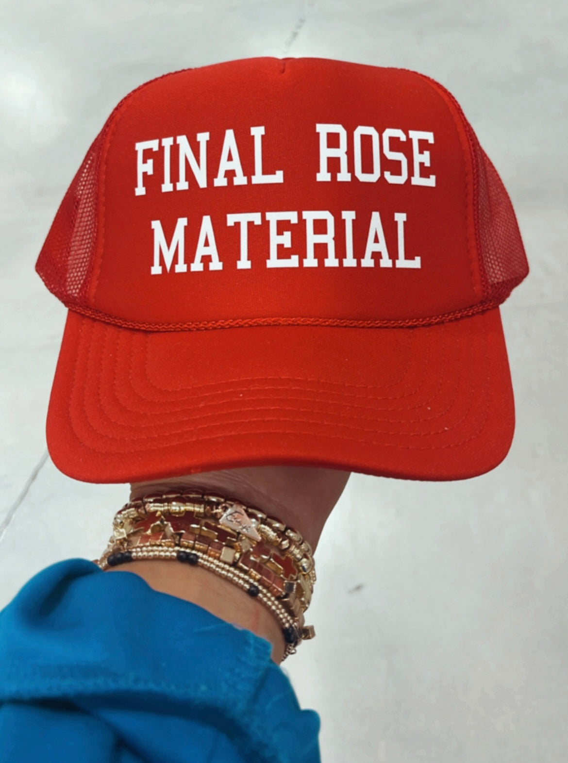 FINAL ROSE MATERIAL HAT