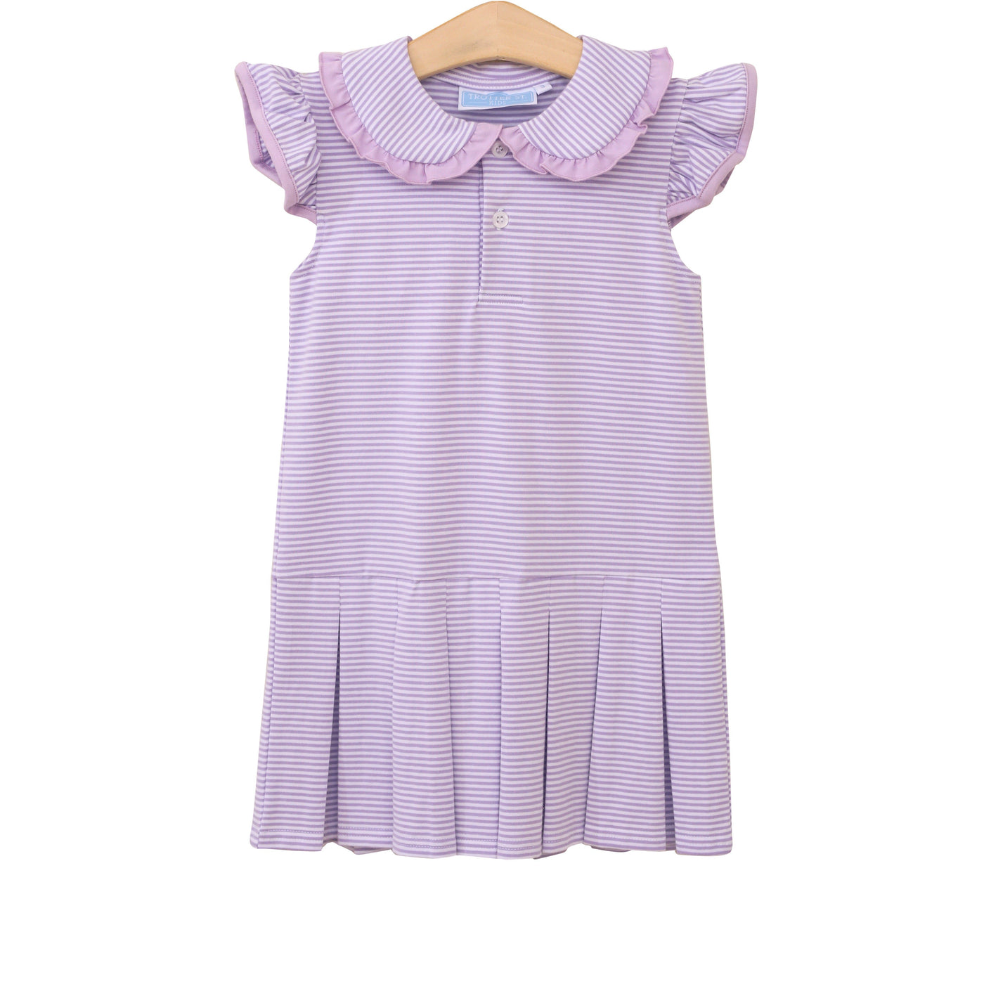 CAMILLA DRESS - LAVENDER STRIP