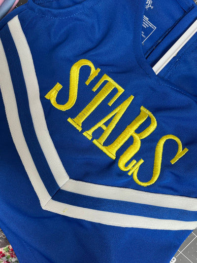 CHEER UNIFORMS - ROYAL