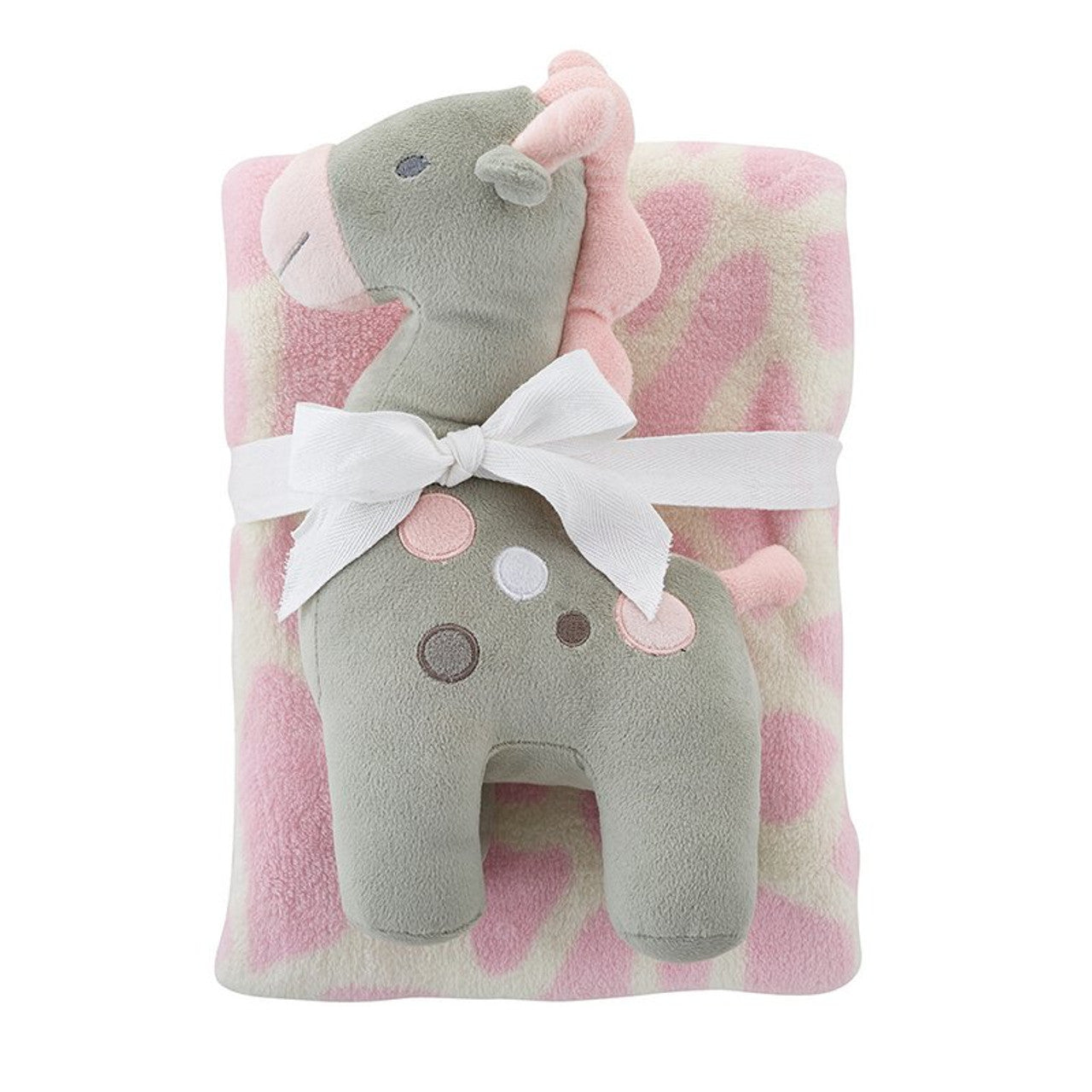 Blanket Set - Pink Giraffe