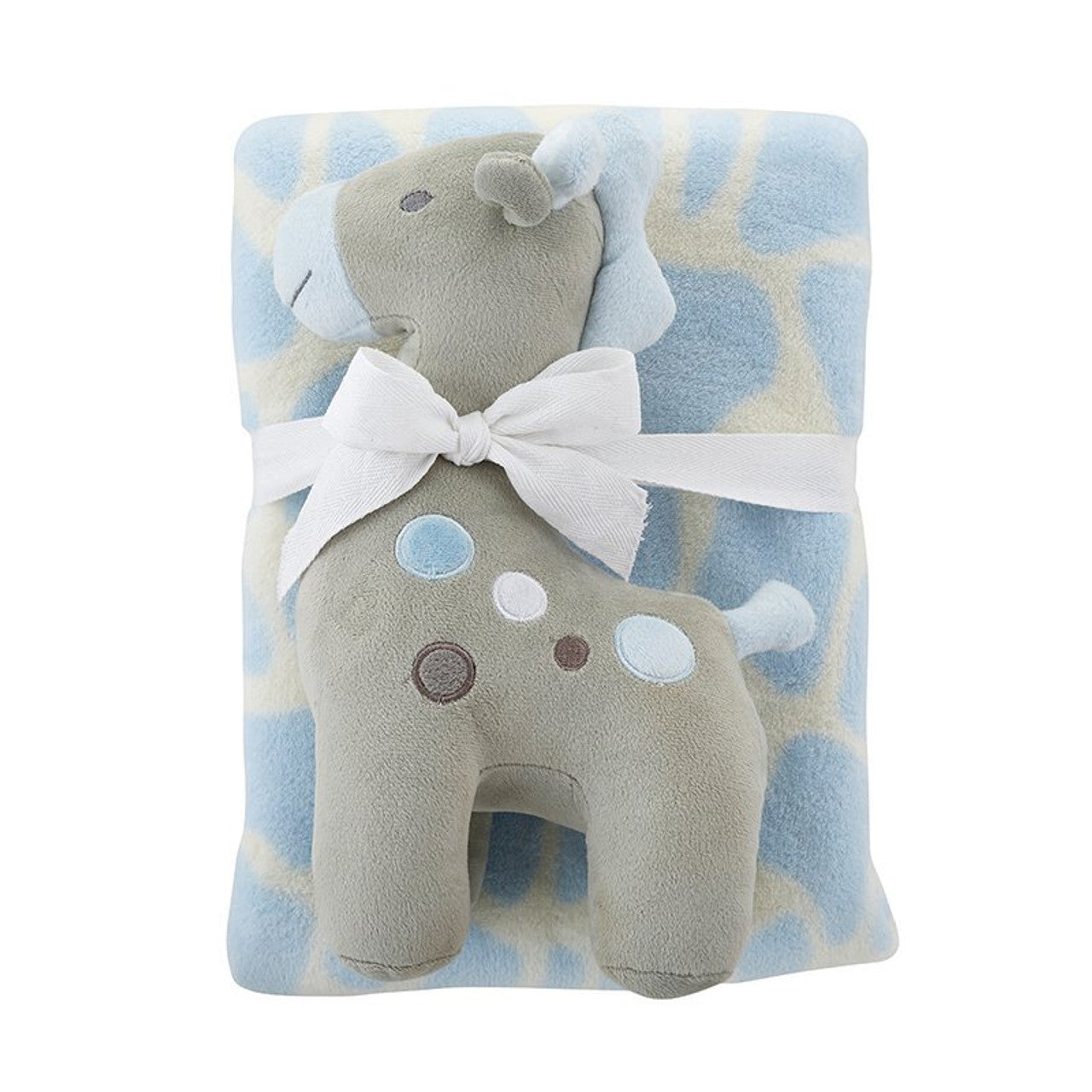 Blanket Set - Blue Giraffe