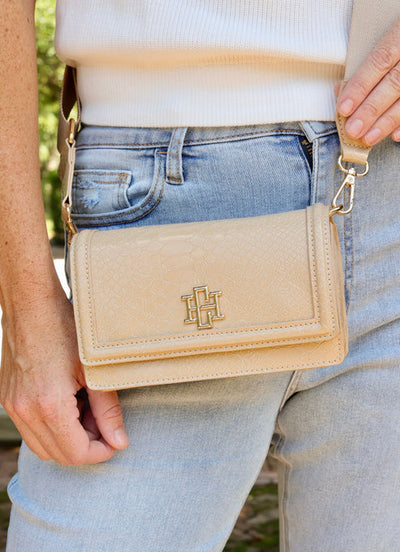 Maverick Crossbody with Pocket TAN