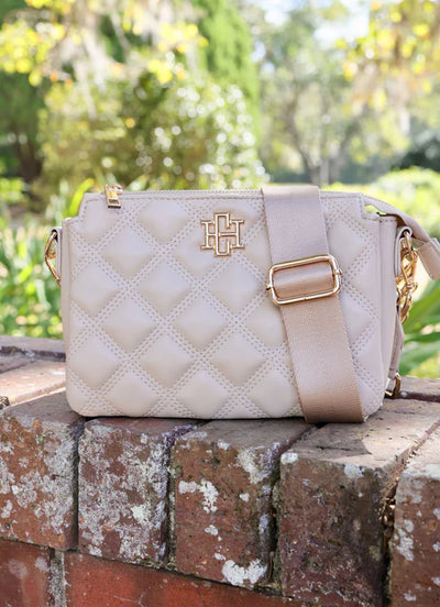 Jace Crossbody NUDE QUILTED DG