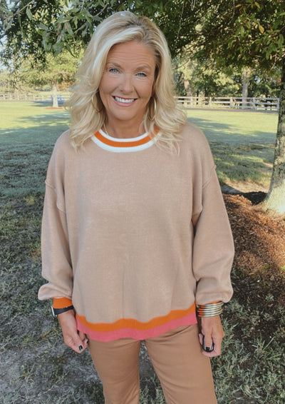 GENNY COLORBLOCK SWEATER