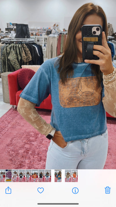 Western Crop Tee